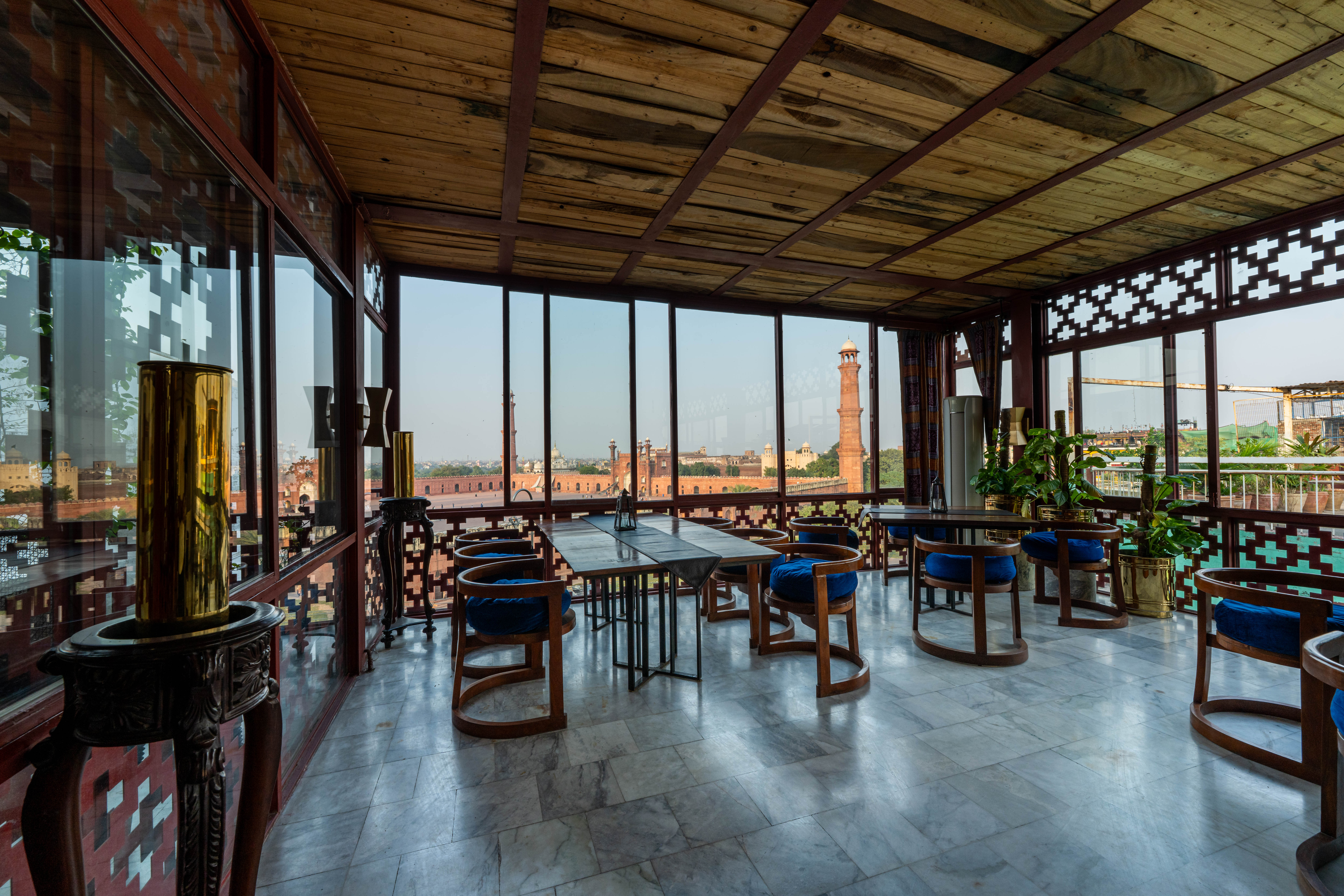 Heritage dining hall at Andaaz Restaurant