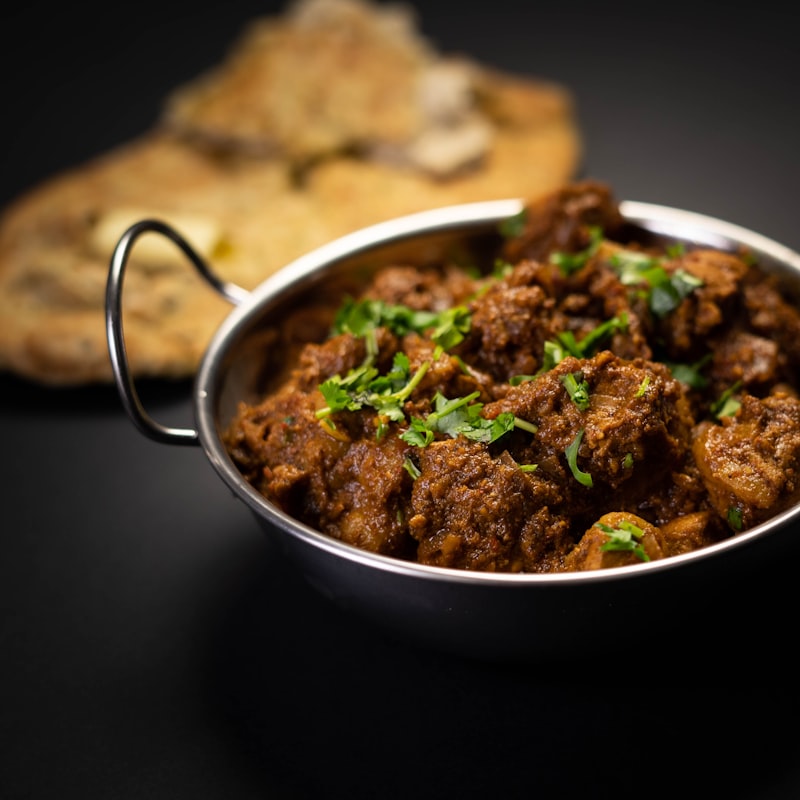 Mutton Shank Achari served at Andaaz